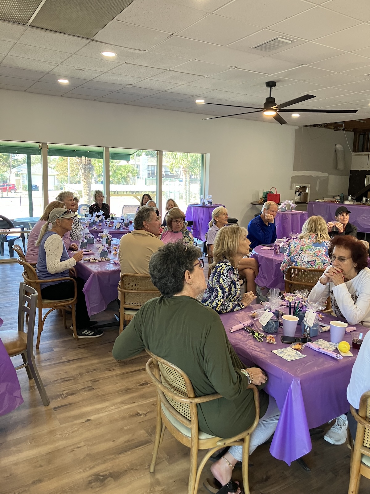 Social gathering at Trailside Tennis Club